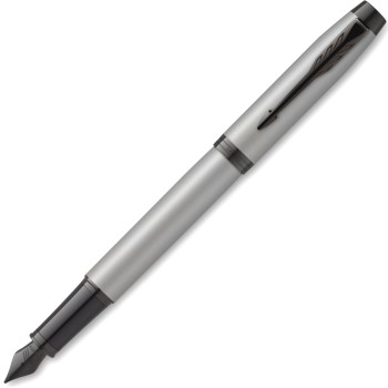 Ручка перьевая Parker IM Achromatic F317, Matt Grey BT (Перо F)
